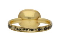 Amethyst memorial ring for the Right Honourable George Grenville 