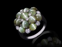 Oscar Heyman chrysoberyl and diamond ring berganza hatton garden