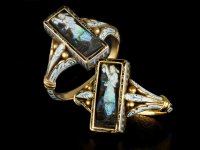 Carved opal ring Wilhelm Schmidt Guiliano berganza hatton garden