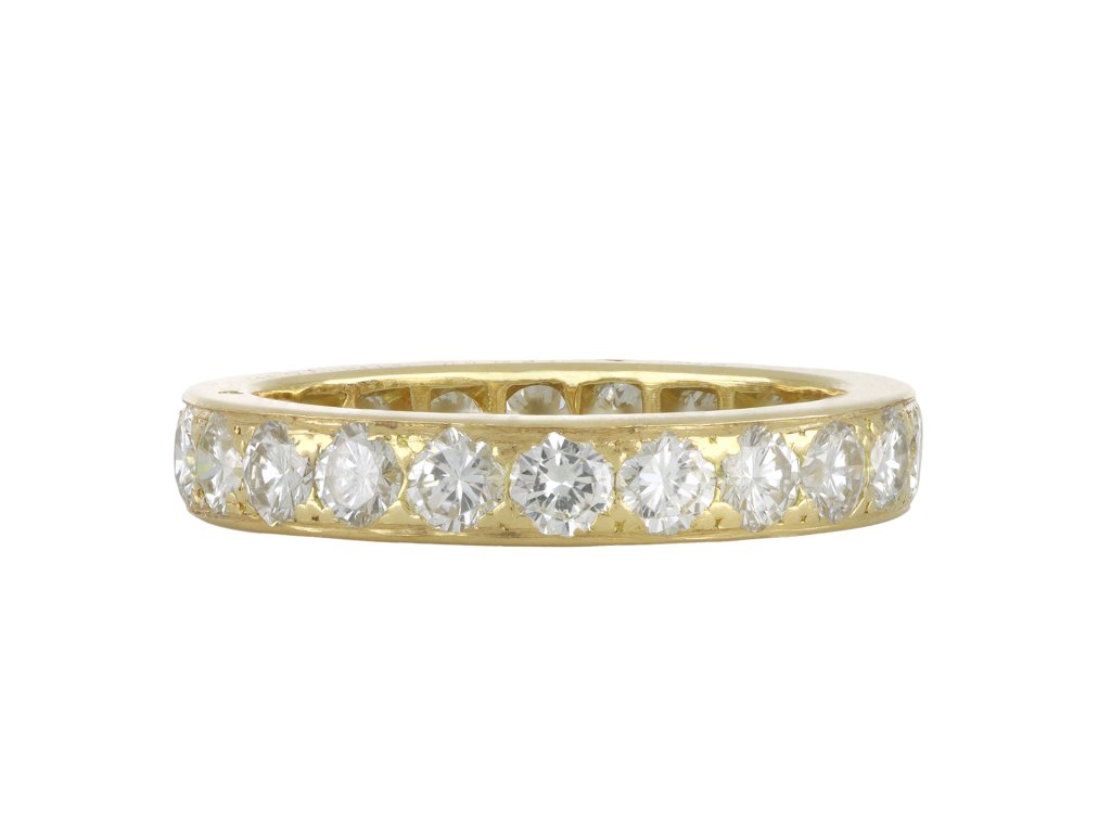 Van Cleef & Arpels diamond eternity ring, French, circa 1960.