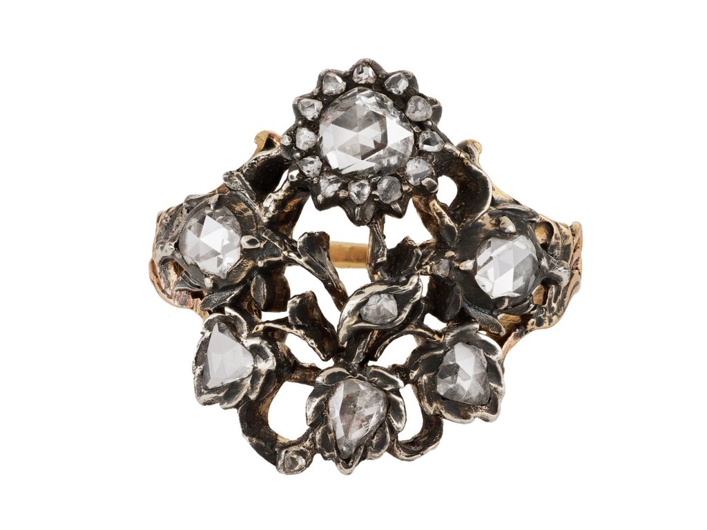 Diamond Gardinetti ring, European hatton garden