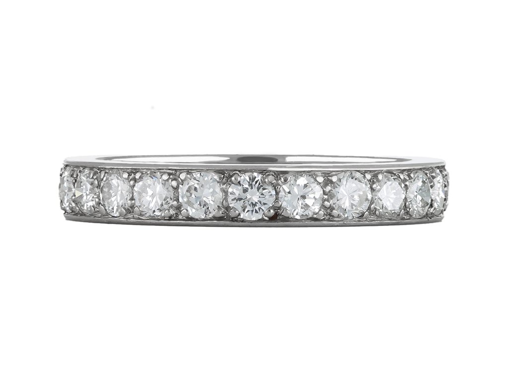 Diamond eternity ring, circa 1935. hatton garden