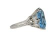 Aquamarine and diamond cocktail ring berganza hatton garden