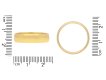 Yellow gold wedding band, English, 1929. Hatton Garden