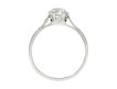 Old mine diamond flanked solitaire ring. hatton garden