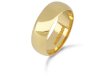 Yellow gold wedding band, English, 1957.