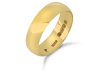 Yellow gold wedding band, English, 1919.