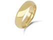 Yellow gold wedding band, English, 1957.