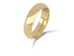 Yellow gold wedding band, English, 1856