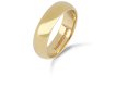 Yellow gold wedding band, English, 1856