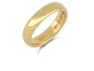 Yellow gold wedding band, English, 1894.