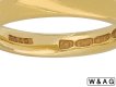 Yellow gold wedding band, English, 1951