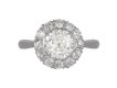 Old cut diamond coronet cluster ring, circa 1915. hatton garden