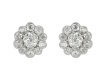 Old mine diamond cluster earrings, circa 1905. hatton garden