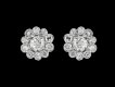 Old mine diamond cluster earrings, circa 1905. hatton garden