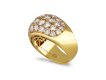 Bulgari bombé diamond cluster ring, Italian, hatton garden