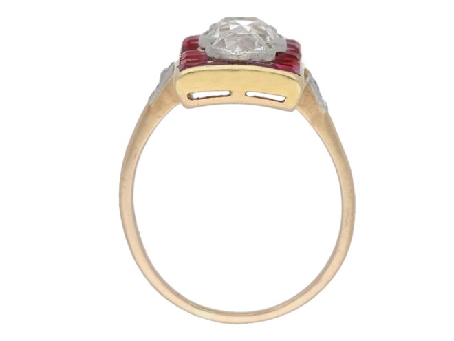 antique diamond ruby ring berganza hatton garden