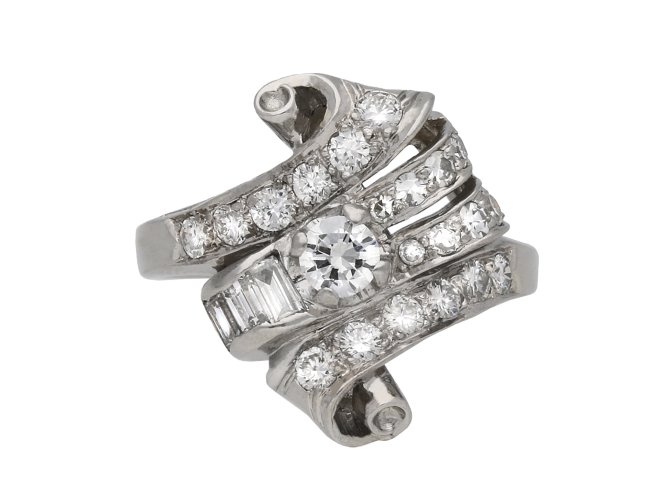 Diamond cluster ring berganza hatton garden