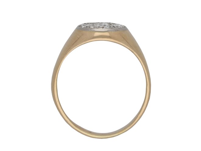 Diamond signet ring berganza hatton garden