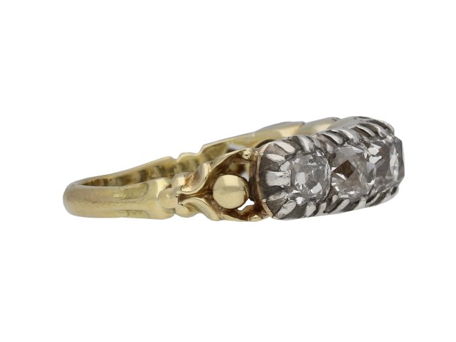 Victorian diamond seven stone ring berganza hatton garden