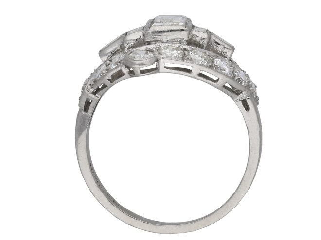 Diamond cluster ring, American berganza hatton garden