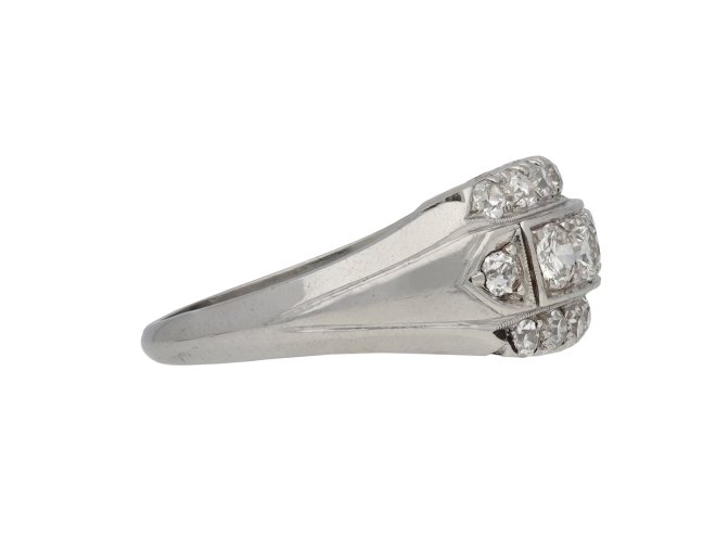 Diamond cluster ring, American berganza hatton garden