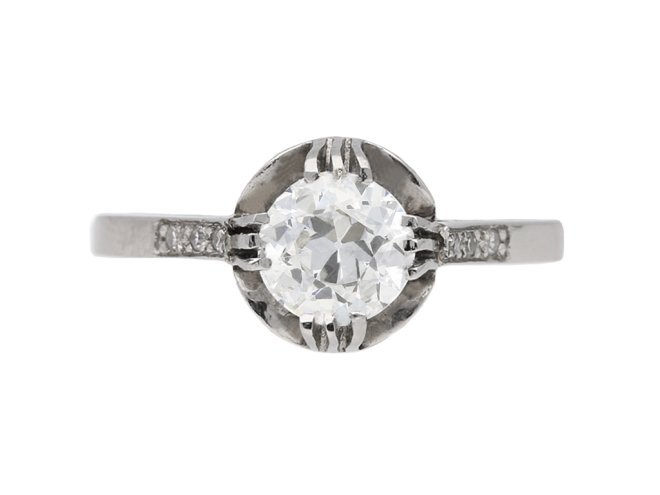 vintage diamond engagement ring berganza hatton garden