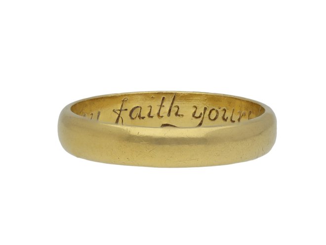 Gold posy ring Bound by faith berganza hatton garden