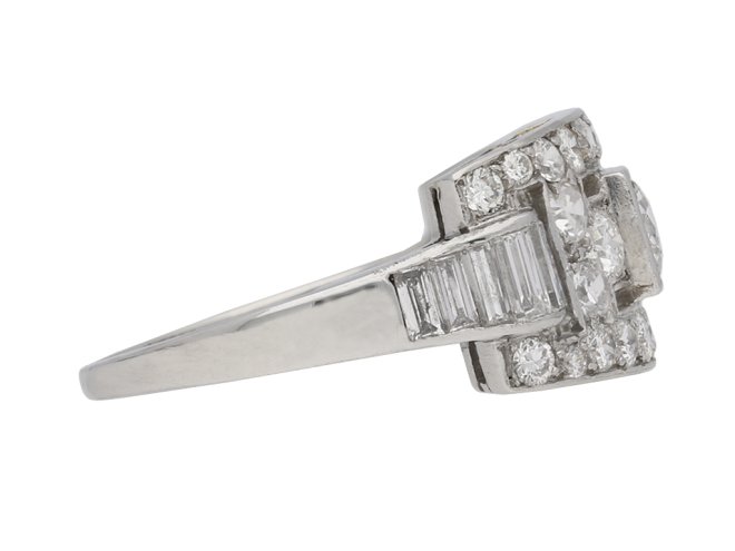 Art Deco diamond ring berganza hatton garden