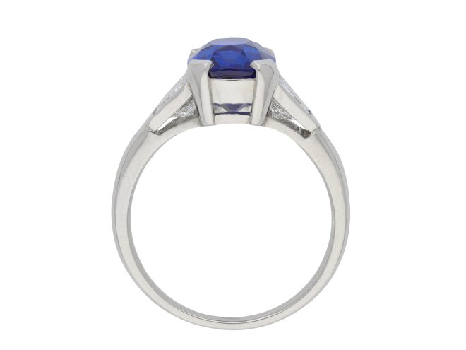 Burmese sapphire and diamond ring hatton garden