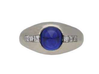 Bailey Banks Biddle sapphire diamond ring berganza hatton garden