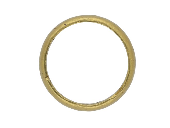 Gold posy ring berganza hatton garden