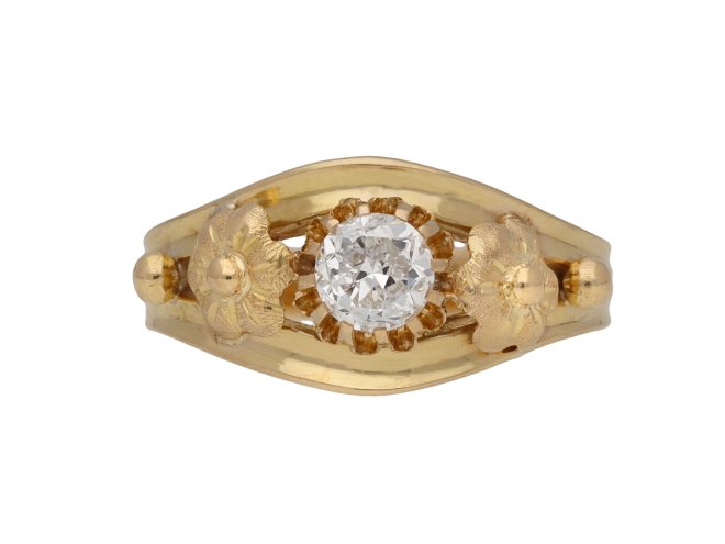 Victorian diamond solitaire ring berganza hatton garden