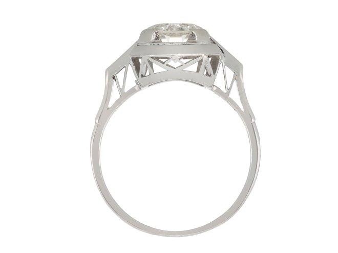 Art Deco diamond ring berganza hatton garden