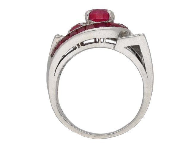 Oscar Heyman Brothers ruby diamond ring berganza hatton garden