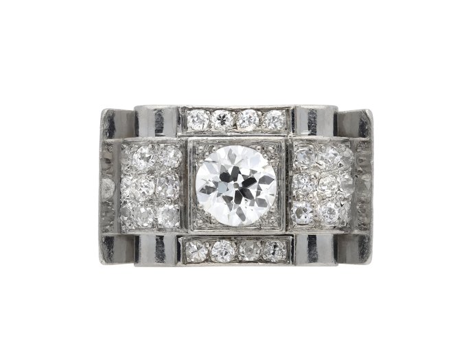 Art Deco diamond ring hatton garden