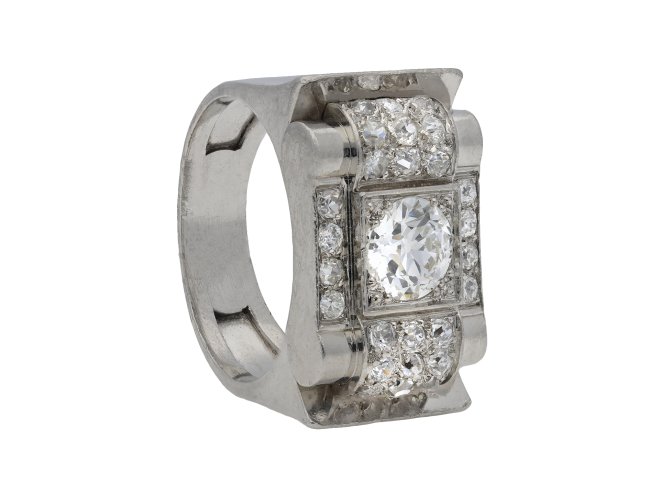 Art Deco diamond ring hatton garden