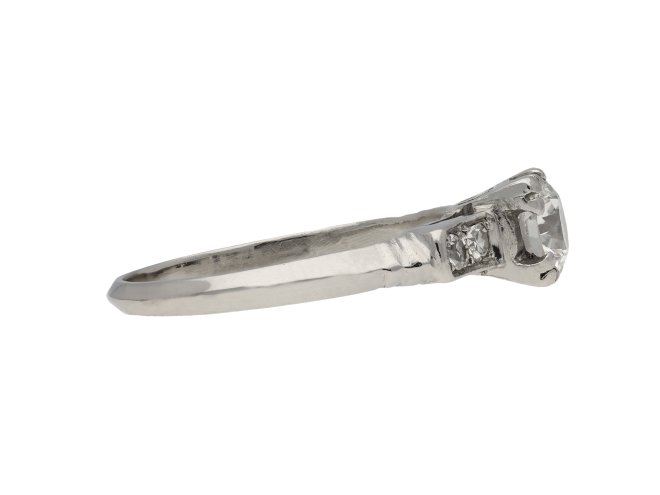 Art Deco diamond solitaire ring berganza hatton garden