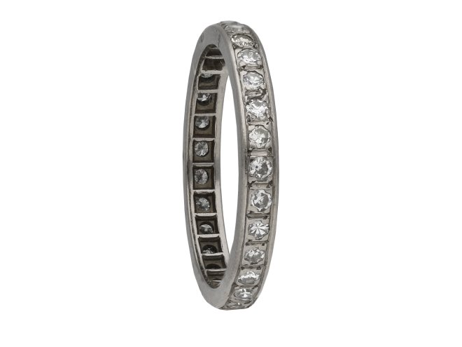 Vintage diamond eternity ring berganza hatton garden