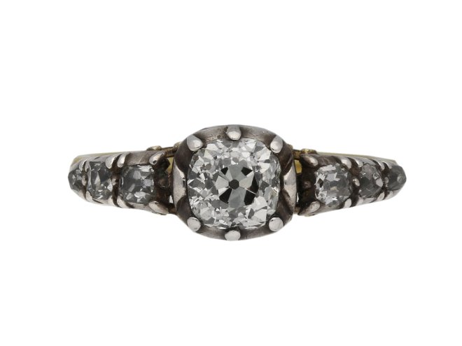 Early Victorian diamond ring berganza hatton garden