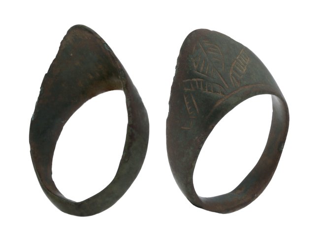 Medieval bronze archers ring hatton garden