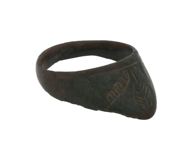 Medieval bronze archers ring hatton garden