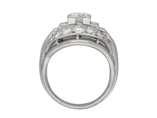 Art Deco diamond ring berganza hatton garden