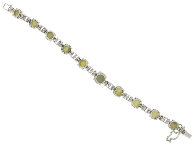 J.E. Caldwell chrysoberyl diamond bracelet berganza hatton garden