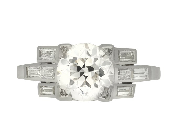 Art Deco diamond ring hatton garden