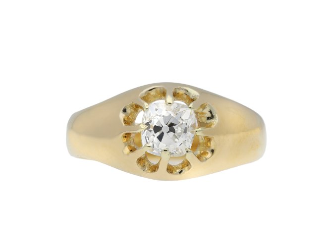 Cushion shape solitaire diamond ring berganza hatton garden