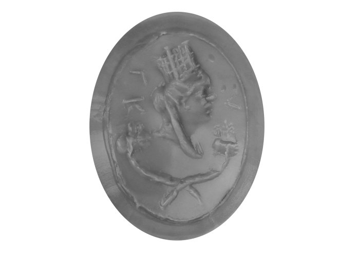 Ancient Roman cornelian intaglio of Fortuna hatton garden