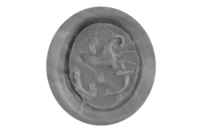 Ancient Roman ring intaglio, circa 3rd century AD. hatton garden