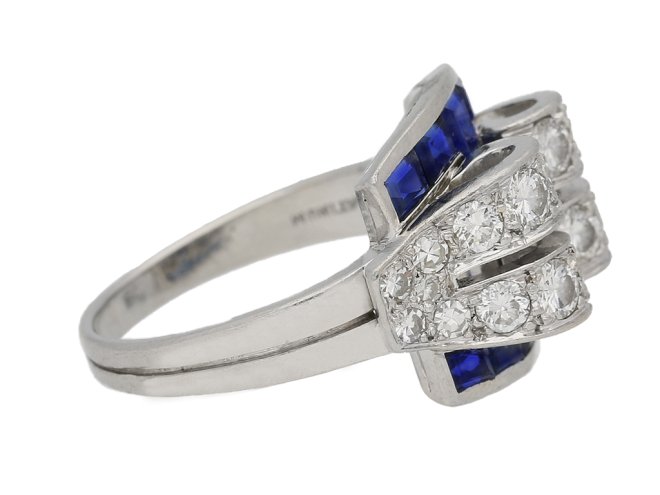 sapphire diamond ring Tiffany Co berganza hatton garden