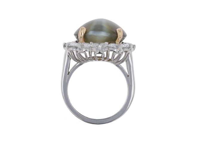 Oscar Heyman Brothers chrysoberyl diamond ring berganza hatton garden